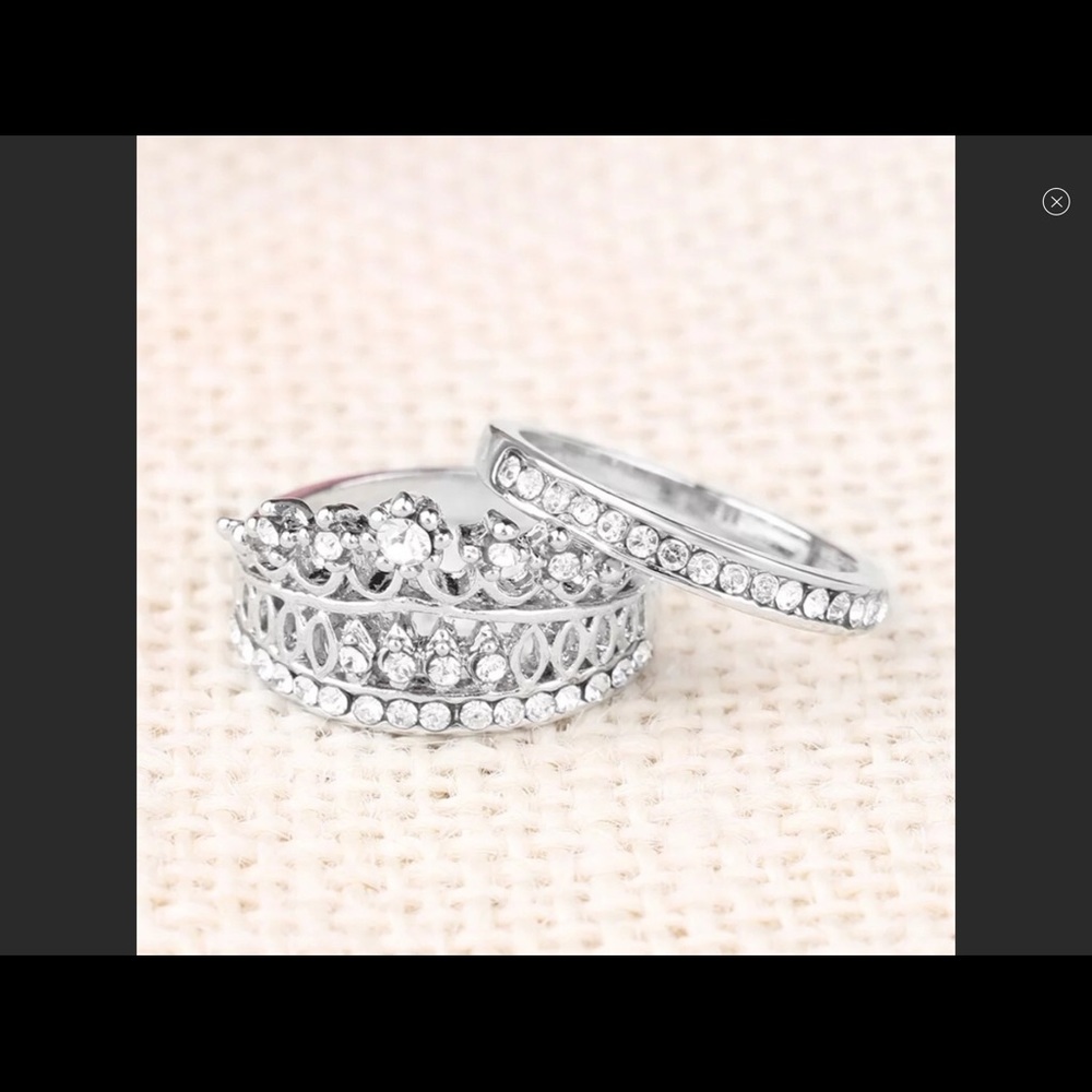 Crown Ring Set